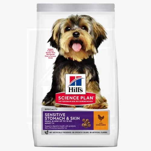 Product image of Hill's Science Plan Sensitive koeratoit kanaga väiksele koerale 1,5kg