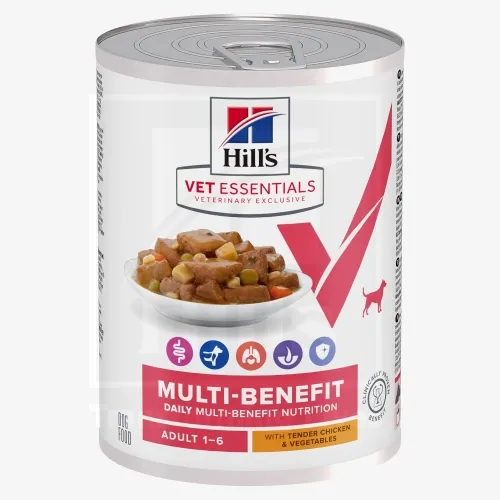 Product image of Hill's VE konserv koertele, hautis kana ja köögiviljadega 363 g