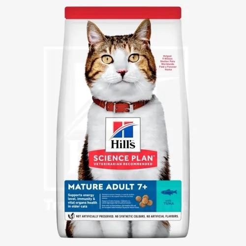 Product image of Hill's Science Plan Mature kassitoit tuunikalaga 1,5kg