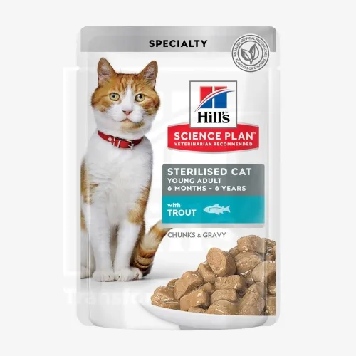 Product image of Hill's Science Plan Young Sterilized kassi einekotike forelliga 85g