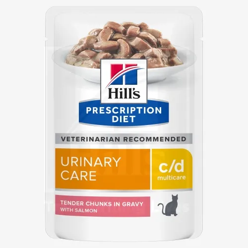 Product image of Hill's Prescription Diet c/d kassi einekotike lõhega 85g 12TK