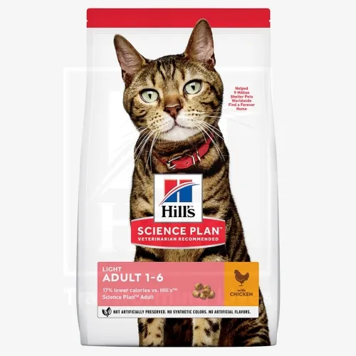 Product image of Hill's Science Plan Light kassitoit kanalihaga 10kg