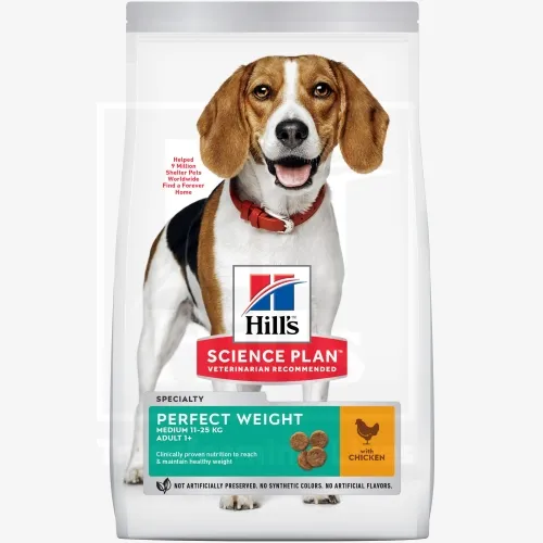 Product image of Hill's Science Plan Weight koeratoit kanaga keskmisele koerale 12kg