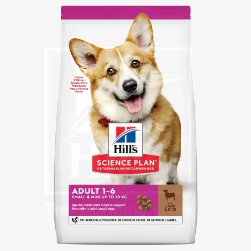 Product image of Hill's Science Plan koeratoit lamba & riisiga väiksele koerale 1,5kg