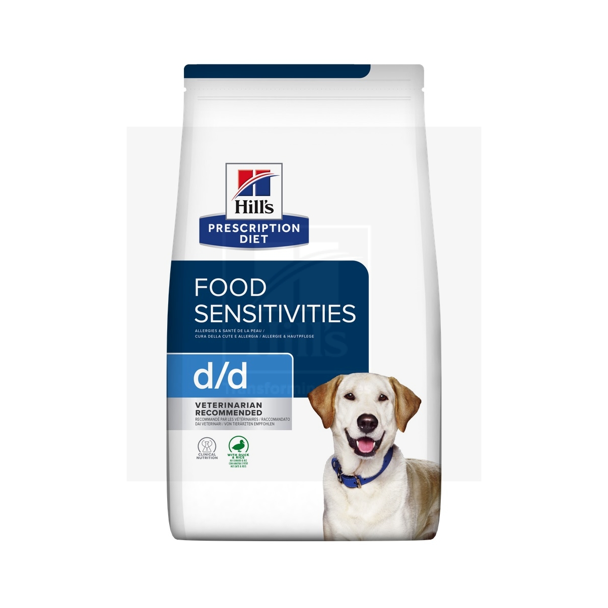 Hill's Prescription Diet d/d koeratoit pardi & riisiga 1,5kg - Tootepilt