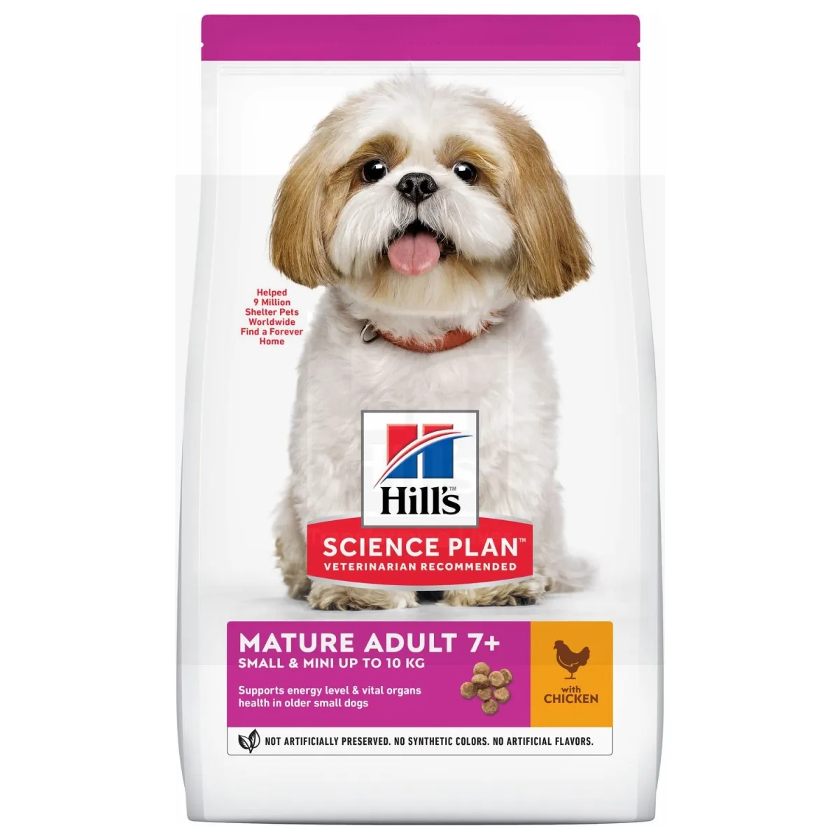 Hill's Science Plan Mature koeratoit kanaga väiksele koerale 1,5kg - Tootepilt