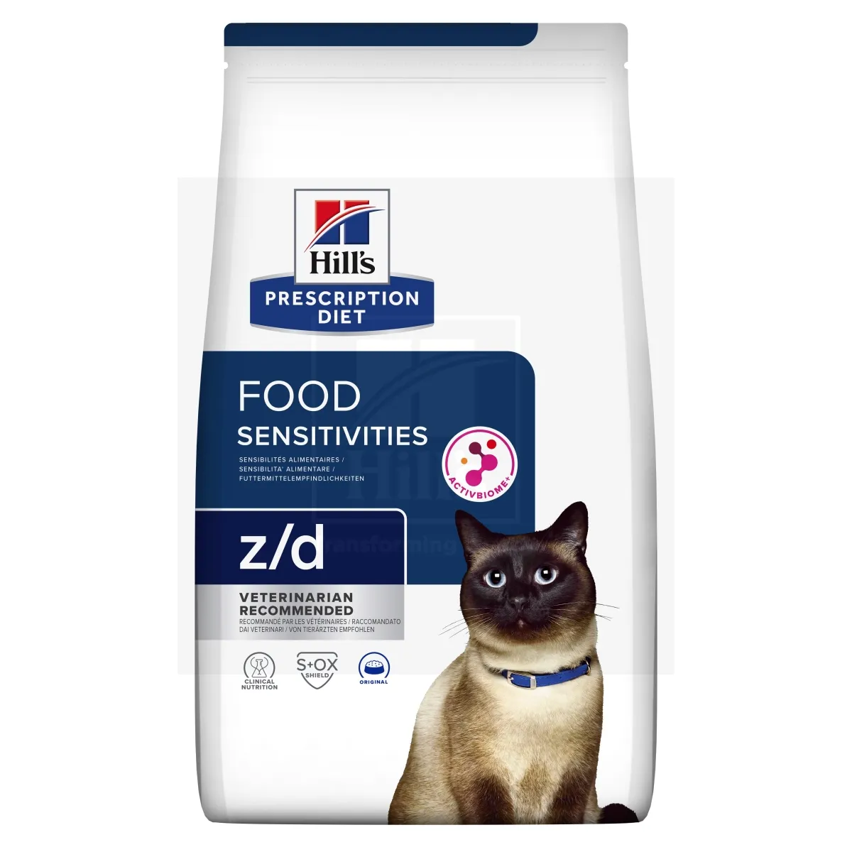 Hill's Prescription Diet z/d täissööt kassile 3 kg - Tootepilt