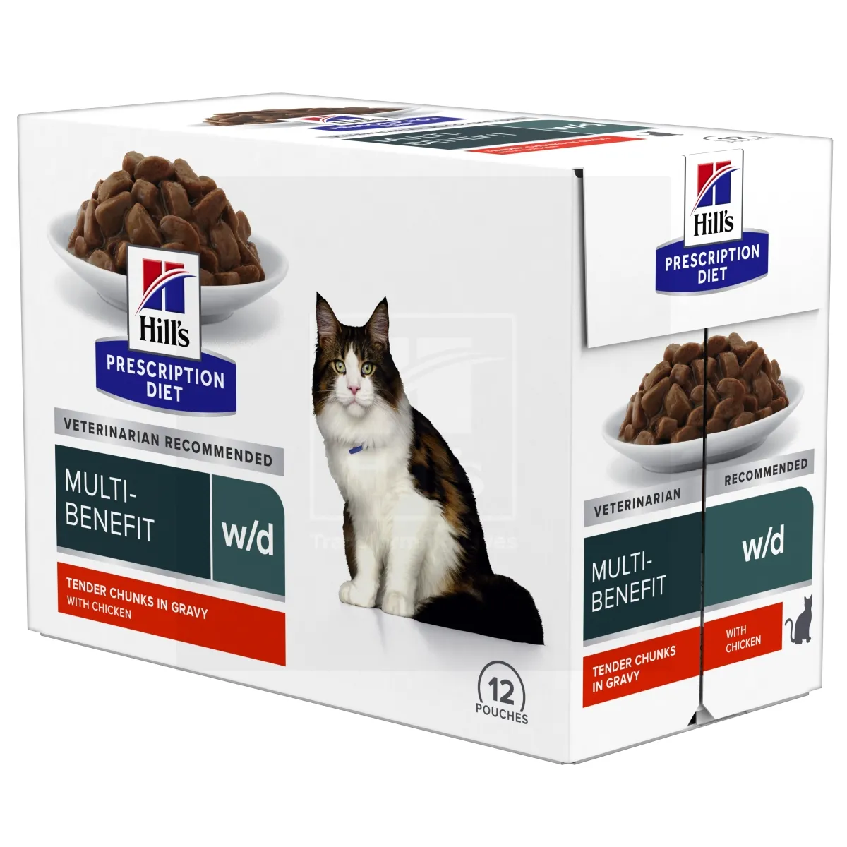 Hill's Prescription Diet w/d einekott kassile kanaga 85 g x 12 - Tootepilt