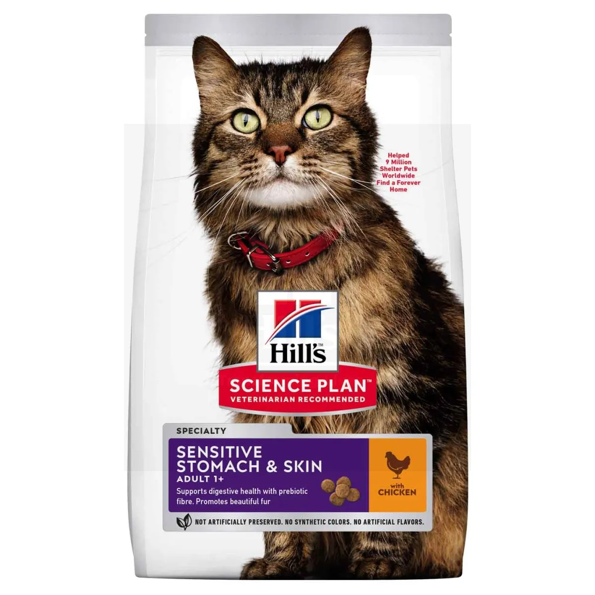 Hill's Science Plan Sensitive Stomach/Skin kassitoit kanalihaga 1,5kg - Tootepilt