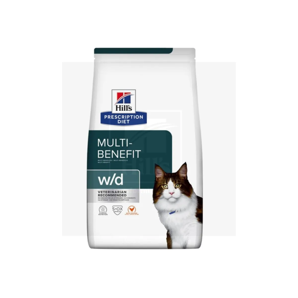 Hill's Prescription Diet w/d kassitoit kanaga 3kg - Tootepilt