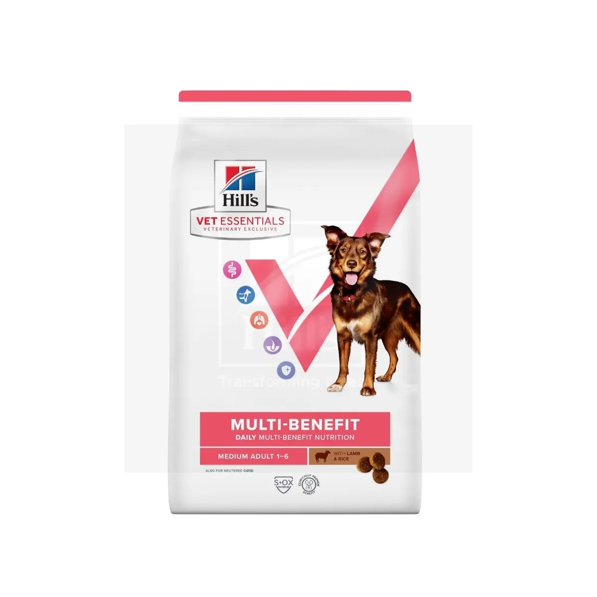 Hill's VE Multi-Benefit täistoit koertele lamba ja riisiga 10 kg - Tootepilt