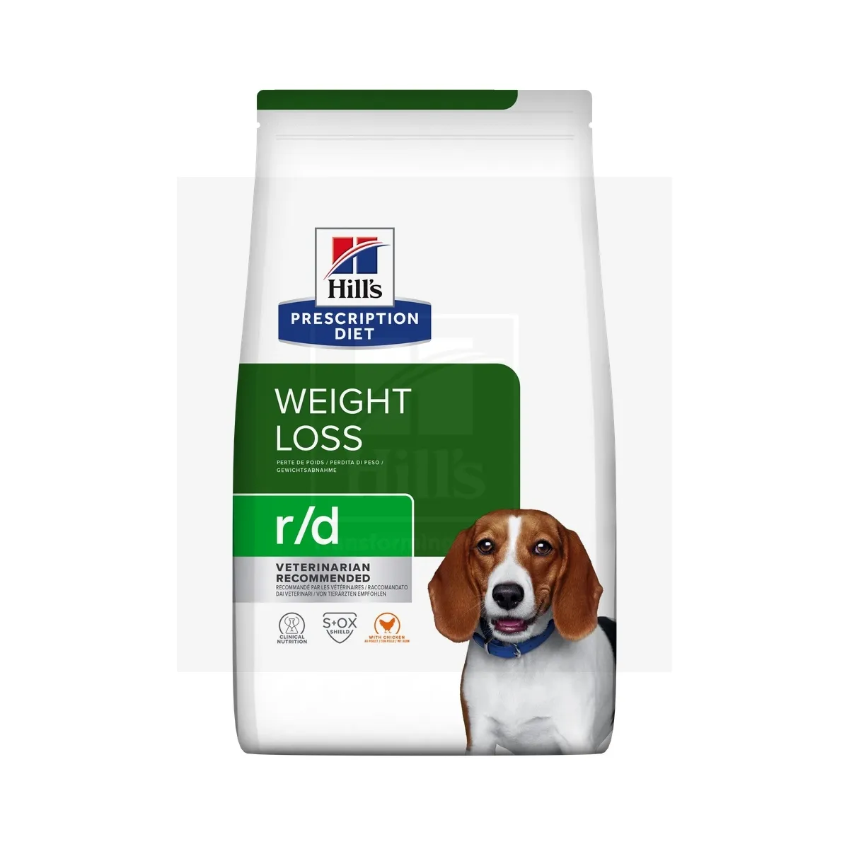 Hill's Prescription Diet r/d koeratoit kanaga 10kg - Tootepilt