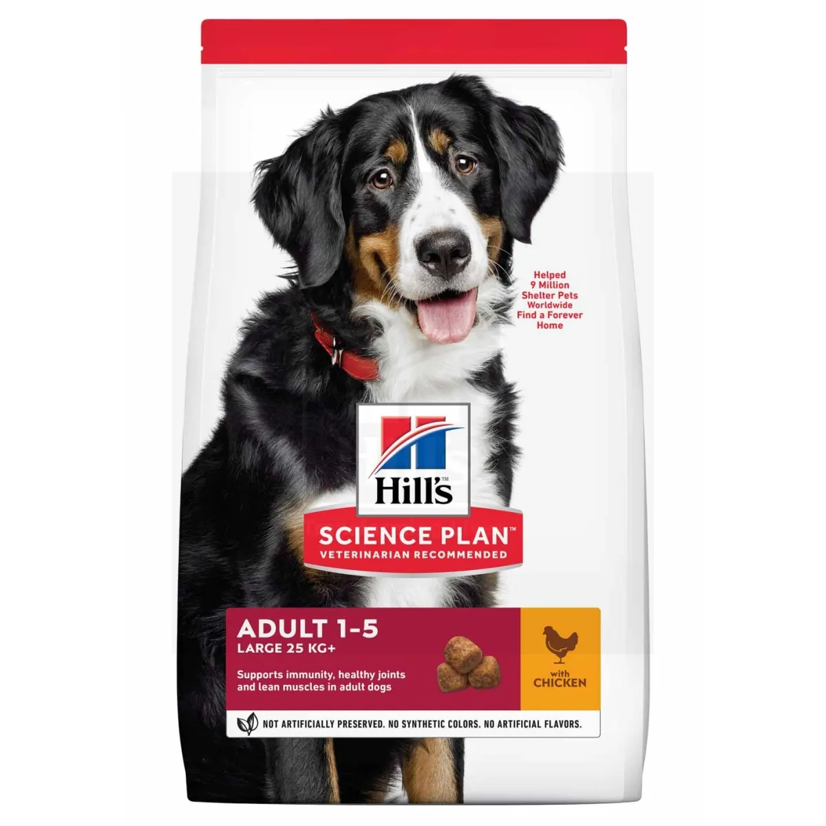 Hill's Science Plan koeratoit kanaga suurt kasvu koerale 14kg - Tootepilt