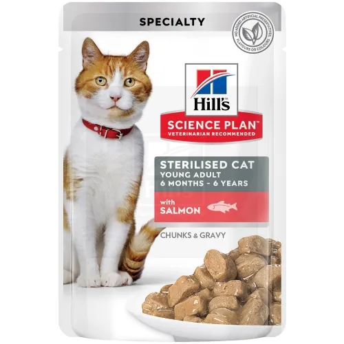 Hills kassi einekotike steril.lõhe 85g n12 - Tootepilt 