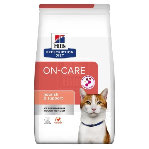Hill's Prescription Diet On-Care täissööt kassile kanaga, 1,5 kg - Tootepilt 