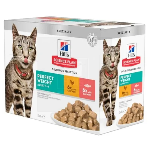Hill's Science Plan Perfect Weight kassi einekotikeste multi 85g*12tk - Tootepilt 