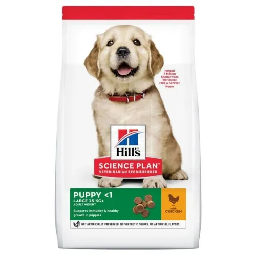 Hill's Science Plan koeratoit kanaga suurt kasvu kutsikale 16kg - Tootepilt 
