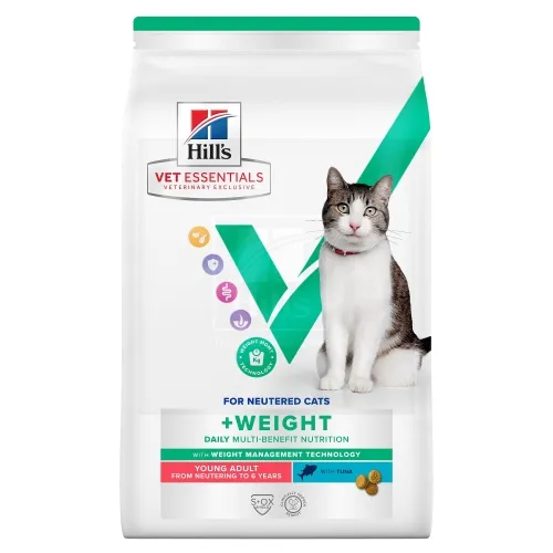 Hill's VE MB+Weight kuivtoit noortele kassidele tuunikalaga 1,5 kg - Tootepilt 
