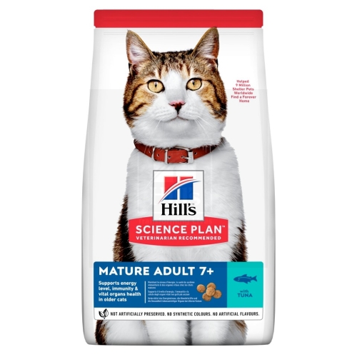 Hill's Science Plan Mature kassitoit tuunikalaga 1,5kg - Tootepilt 