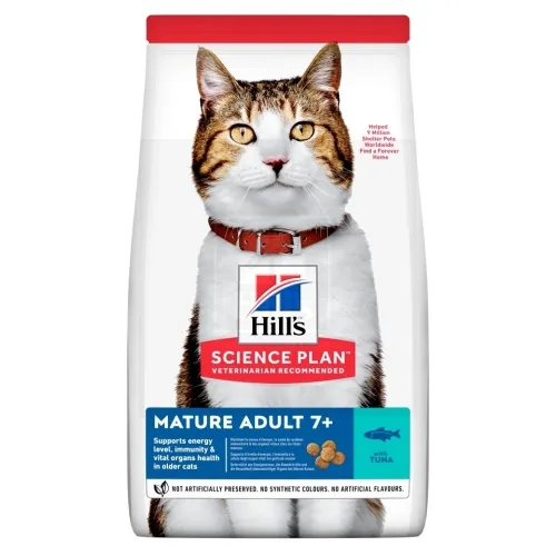 Hill's Science Plan Mature kassitoit tuunikalaga 1,5kg - Tootepilt 