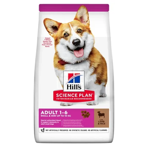 Hill's koeratoit lamba & riisiga väikest kasvu koerale 6kg - Tootepilt 