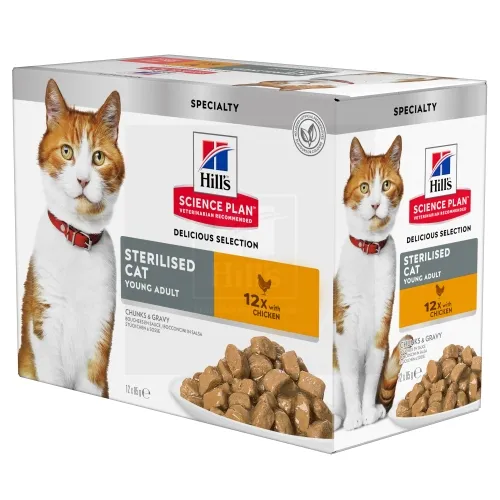 Hills kassi einekotike young sterilised kana 85g n12 - Tootepilt 