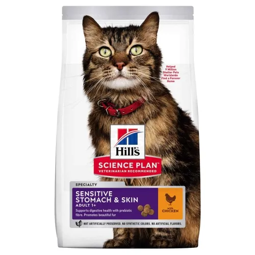 Hill's Science Plan Sensitive Stomach/Skin kassitoit kanalihaga 7kg - Tootepilt 