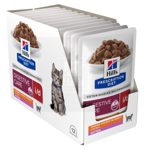 Hills PD kassipoja einekotikesed I/D, kana, 12 x 85 g - Tootepilt 