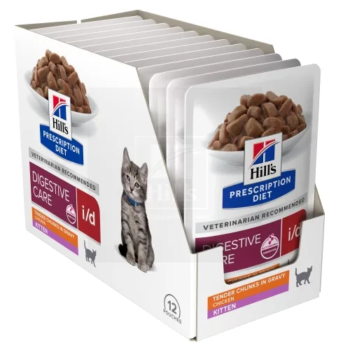 Hills PD kassipoja einekotikesed I/D, kana, 12 x 85 g - Tootepilt 