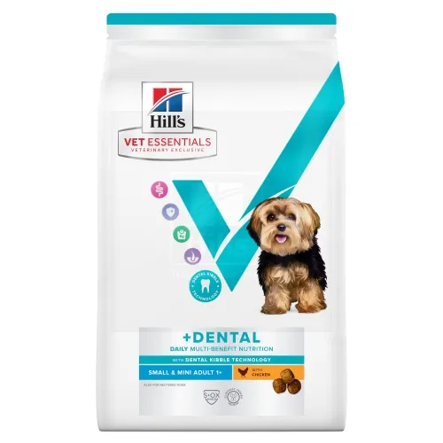 Hill's VE Multi-Benefit Dental kuivtoit väikestele koertele, kana, 2kg - Tootepilt 