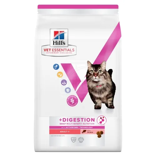 Hill's VE Multi-Benefit+Digestion täistoit kassile lõhega 1,5 kg - Tootepilt 