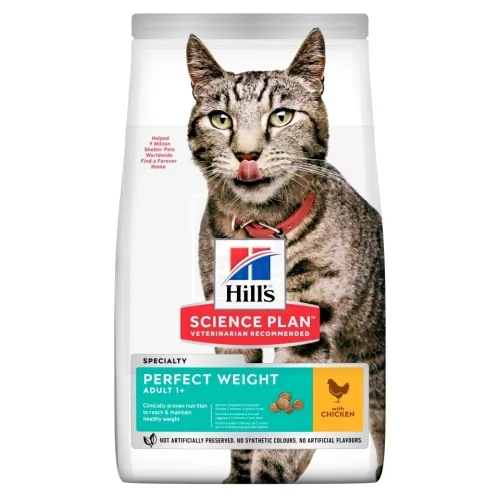 Hill's Science Plan Perfect Weight kassitoit kanalihaga 1,5kg - Tootepilt 