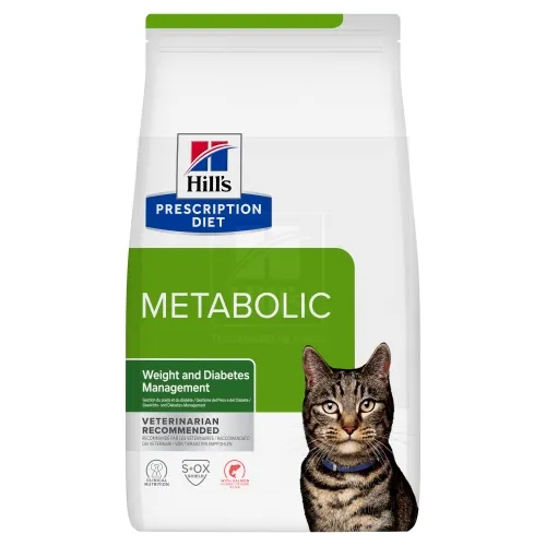 HILLS PD KASSI TÄISSÖÖT METABOLIC LÕHE 1,5KG - Tootepilt 
