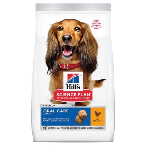 Hill's Science Plan Oral Care koeratoit kanaga suurele koerale 12kg - Tootepilt 
